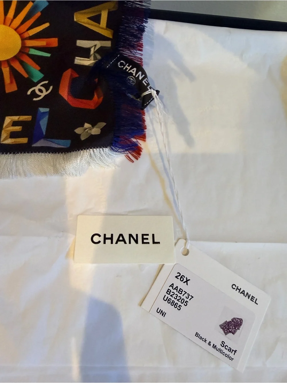 CHANEL Silk Neckerchief